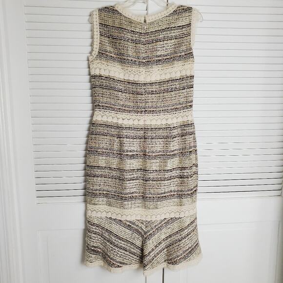 Luisa Beccaria Women's Italian Form-Fitted Designer Dress Size 10 - Picture 7 of 11